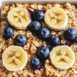 Wholesome Baked Oatmeal with Applesauce (Vegan)